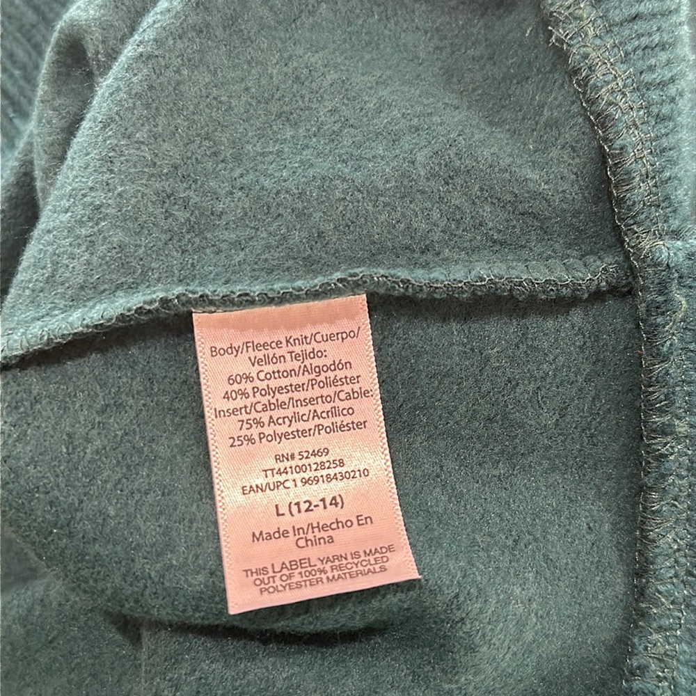 Time and Tru Women's Mixed Media Mock Neck Top Size L - Picture 13 of 13